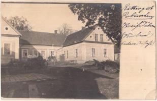Talsi house, soldiers, photo