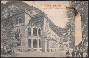Herkulesfürdő, hiányos leporello / deficient leporellocard