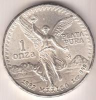 Mexikó 1982. 1O Ag "Plata Pura" T:BU Mexico 1982. 1 Onza Ag "Plata Pura" C:BU Krause KM#494.1