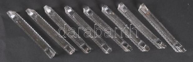 8 db kés tartó bak, hibátlanok, h:8,5 cm
