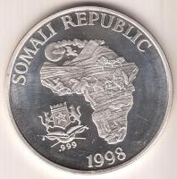 Szomalia 1998. 10$ "Az afrikai majom" (31.1g/0.999) T:PP
Somalia 1998. 10 Dollars "Th...