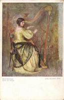 4 db régi művészlap / 4 art postcards, pinx. Otto Herschel, E. Ernst