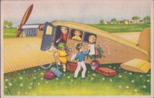 Aeroplane, children