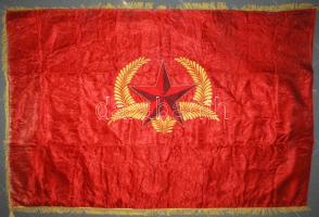 1986 A VI. ötéves terv időszaklában a szocialista munkaverseny során elért kiemelkedő eredmények elismeréséül selyem falikárpit / Socialist wall decoration 2x1,3 m