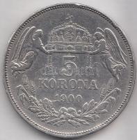 1900KB. 5K Ag "Ferenc József" T:2-,3