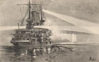 'Projections-Uebung' K.u.K. navy, battleship (wet damage)