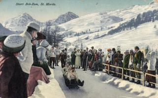 Sankt Moritz, Start Bob-Run / sliegh championship (Rb)