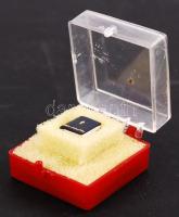 Ave Maria. Minikönyv, illusztrált, műbőr kötés, tartóban, 1x1 cm.