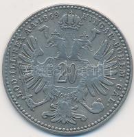 Ausztria 1869. 20Kr Ag T:2- Austria 1869. 20 Kreuzer Ag C:VF