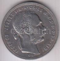 1880KB 1Ft Ag "Középcímer" T:2-