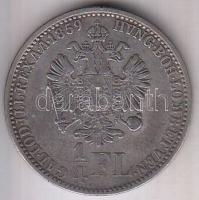 Ausztria 1859A 1/4Fl Ag "Ferenc József" T:3 Austria 1859A 1/4 Florin Ag "Franz Joseph" C:F