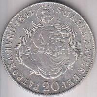 1841B 20Kr Ag "V. Ferdinánd" T:2,2-