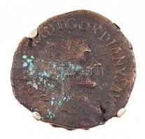 Ezüst gyűrű (Ag) sérült római érmével, jelzett, mérete: 57, bruttó: 9,5 g