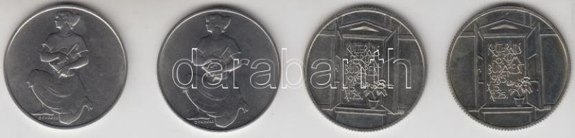 1981. 100Ft "FAO" (2x) + 1985. 100Ft "Kulturális fórum" (2x) T:BU