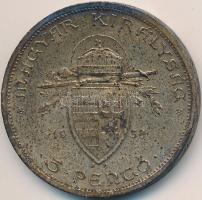 1938. 5P Ag "Szent István" T:3
Adamo P8.1