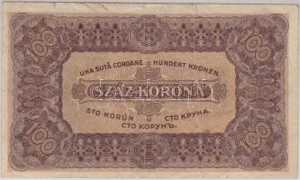 1923. 100K "Magyar Pénzjegynyomda Rt. Budapest" T:III