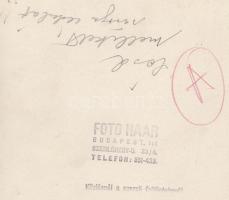 cca 1930-1940 Haár Ferenc (1908-1997): Kilátás a Gellérthegyről, vintage fotóművészeti alkotás, pecs...