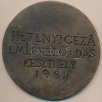 Borsos Miklós (1906-1990) 1982. "Magyar Gastroenterologiai Sectio Hetényi Géza 1894-1959 / Heté...