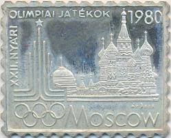 1980. ÁP bélyeg érem &quot;XXII. Nyári Olimpiai játékok Moszkva&quot; Ag(835) T:PP