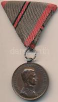 1917. Bronz Vitézségi Érem &quot;IV. Károly / Fortitudini&quot; nem hozzá  tartozó mellszalagon szign: Kautsch T:2 &lt;br/&gt;Hungary 1917. Medal for Bravery on not the original ribbon Br sign: Kautsch C:XF