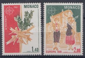 1981 Europa CEPT sor Mi 1473-1474 + blokk 17