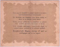 1848. 10Ft "Kossuth-bankó" T:III
Adamo G111