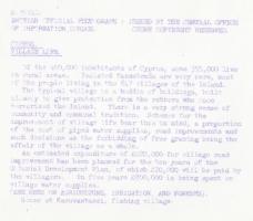 cca 1940-1950 Ciprusi halász, sajtófotó, angol nyelven feliratozva, 25x20 cm