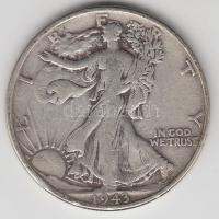 Amerikai Egyesült Államok 1943. 1/2$ Ag "Walking Liberty" T:3
USA 1943. 1/2$ Ag "Walk...