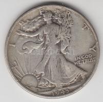 Amerikai Egyesült Államok 1943. 1/2$ Ag "Walking Liberty" T:3
USA 1943. 1/2$ Ag "Walk...