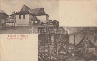 Késmárk fatemplom; Schmidt R. C. kiadása / wooden church (EK)