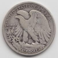 Amerikai Egyesült Államok 1936. 1/2$ Ag &quot;Walking Liberty&quot; T:3 &lt;br/&gt;USA 1936. 1/2$ Ag &quot;Walking Liberty&quot; C:F &lt;br/&gt;Krause KM#142