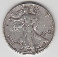 Amerikai Egyesült Államok 1942. 1/2$ Ag "Walking Liberty" T:3
USA 1942. 1/2$ Ag "Walk...