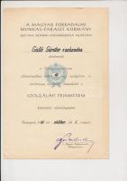 1967-72. 4db különféle szolgálati érdemérem dísztokban, kettőhöz adományozói okirat T:1