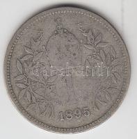 Ausztria 1895. 1K Ag T:3 &lt;br/&gt;Austria 1895. 1 Corona Ag C:F