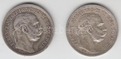 1915. 1K Ag (2x) T:2