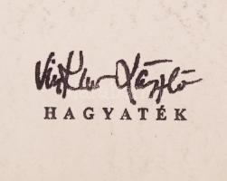 Vinkler László (1912-1980): Bokor. Akvarell, papír, hagyatéki pecséttel, 30×40 cm