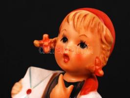 Goebel leveles kislány (Meditation), kézzel festett, hibátlan, jelzett, m:13 cm