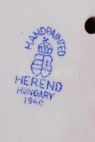 Herendi csizmás fiú, kézzel festett, jelzett, hibátlan, m:20 cm