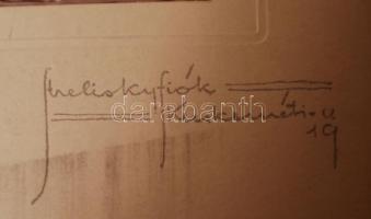 1925 Strelisky: Szentpál Olga mozgásművészeti iskola növendékeinek fellépése, vintage fotó, felirato...