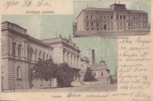 Arad, Líceum, Vas- és fémipariskola / Lyceum, school