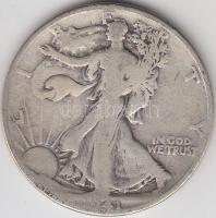 Amerikai Egyesült Államok 1941. 1/2$ Ag "Walking Liberty" T:3
USA 1941. 1/2$ Ag "Walk...