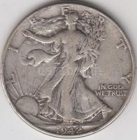 Amerikai Egyesült Államok 1942. 1/2$ Ag "Walking Liberty" T:3
USA 1942. 1/2$ Ag "Walk...