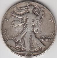 Amerikai Egyesült Államok 1942. 1/2$ Ag "Walking Liberty" T:3
USA 1942. 1/2$ Ag "Walk...