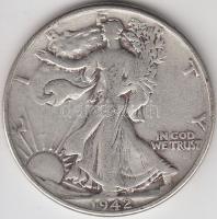 Amerikai Egyesült Államok 1942. 1/2$ Ag "Walking Liberty" T:3
USA 1942. 1/2$ Ag "Walk...