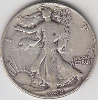 Amerikai Egyesült Államok 1942. 1/2$ Ag "Walking Liberty" T:3
USA 1942. 1/2$ Ag "Walk...