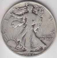 Amerikai Egyesült Államok 1942. 1/2$ Ag "Walking Liberty" T:3
USA 1942. 1/2$ Ag "Walk...