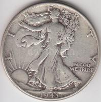 Amerikai Egyesült Államok 1943. 1/2$ Ag "Walking Liberty" T:3
USA 1943. 1/2$ Ag "Walk...
