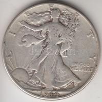 Amerikai Egyesült Államok 1944. 1/2$ Ag "Walking Liberty" T:3
USA 1944. 1/2$ Ag "Walk...