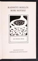 Radnóti Miklós: Bori notesz, facsimile kiadás, Magyar Helikon kiadás, Bp. 1971, hozzá Ortutay Gyula ...