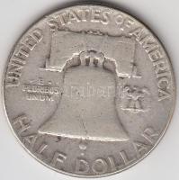 Amerikai Egyesült Államok 1952. 1/2$ Ag "Franklin" T:3
USA 1952. Half Dollar Ag "Fran...